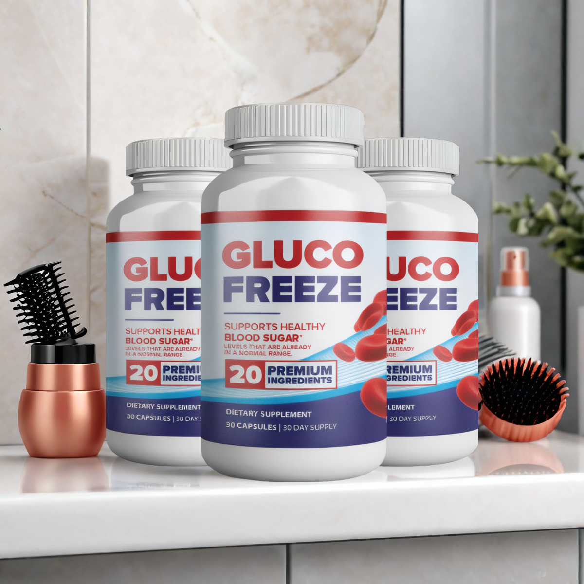 Glucoze - 3 Bottles - 60 Day Supply