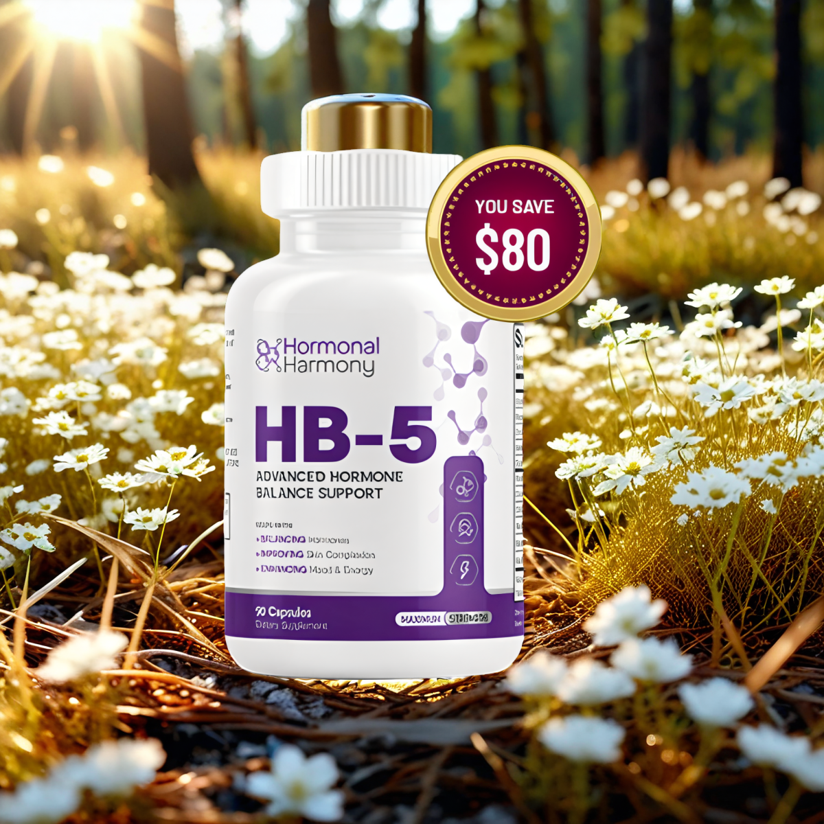 HB-5 (Hormonal Balance 5) - 1 month supply