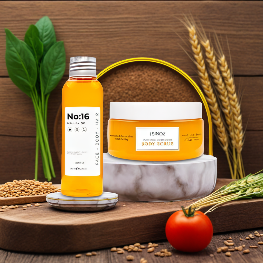 OIL 16 + BODY SCRUB SINOZ ( PRICE)