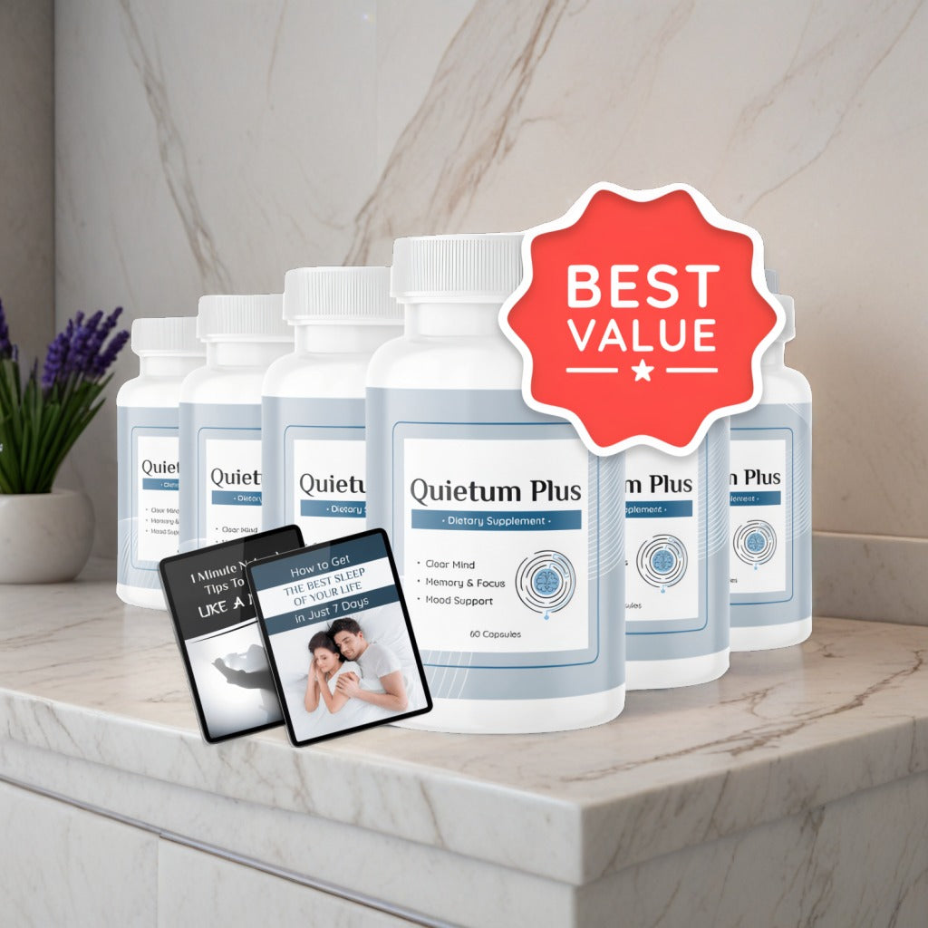Quietum Plus - 6 Bottles + 2  Ebooks